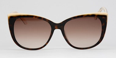 Draper James Women\'s Sunglasses - Brown Tortoiseshell Cat-Eye Frame, NEW Women main image 3