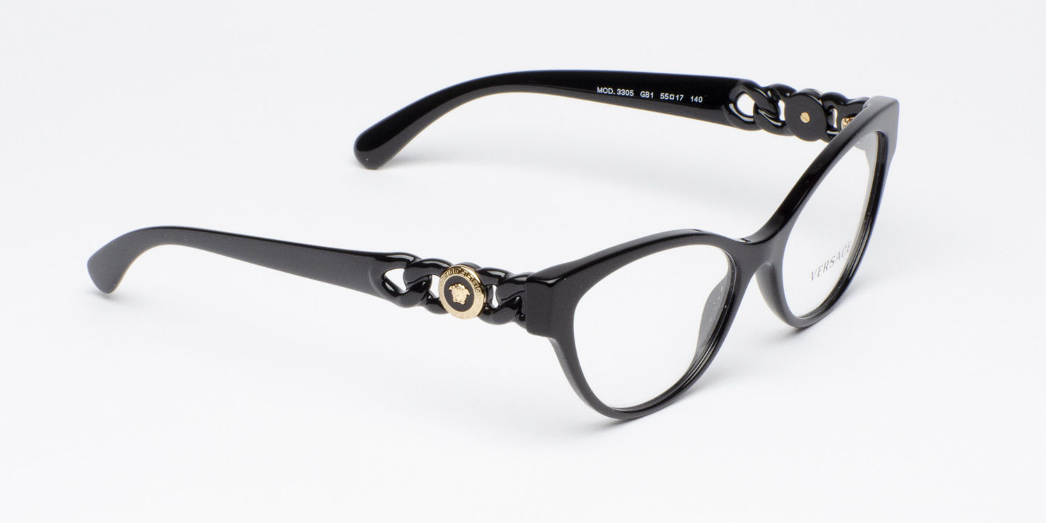 Black VE3305 Eyeglasses | Clarkson Eyecare