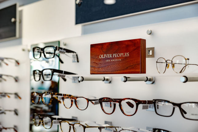 Oliver Peoples Eyeglasses Display Frame Board