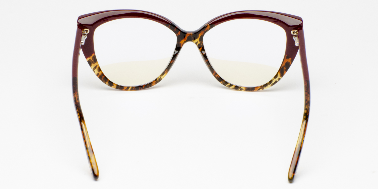 TOM FORD TF 5736 メガネ 145 Amazon.com: Tom Ford FT 5736-B BLUE BLOCK Havana Grey/Blue