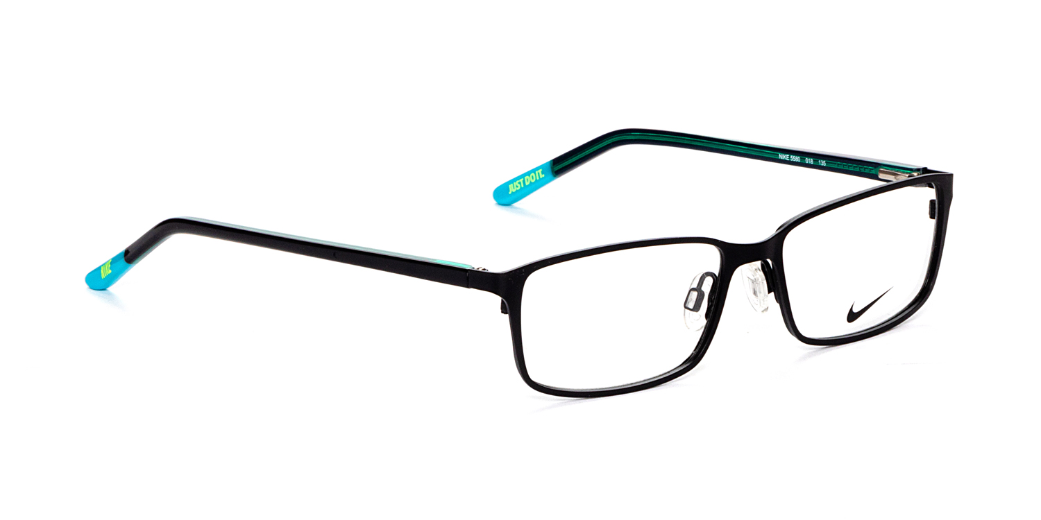 Black Nike5580 Eyeglasses | Clarkson Eyecare
