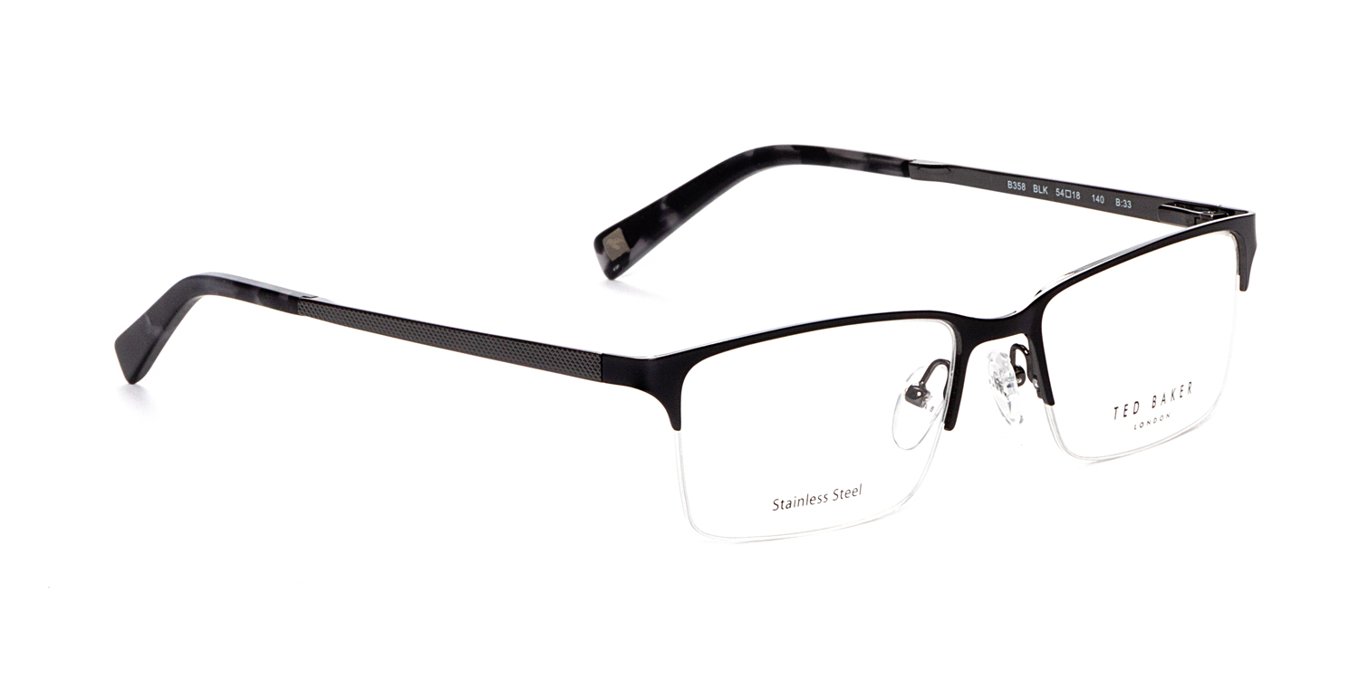 No.1300+メガネ　TED BAKER【度数入り込み価格】 Black B358 Eyeglasses | eyecarecenter