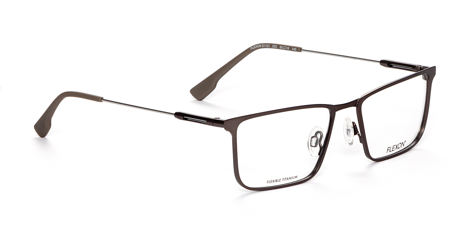 Grey Flexon E1121 Eyeglasses | Clarkson Eyecare
