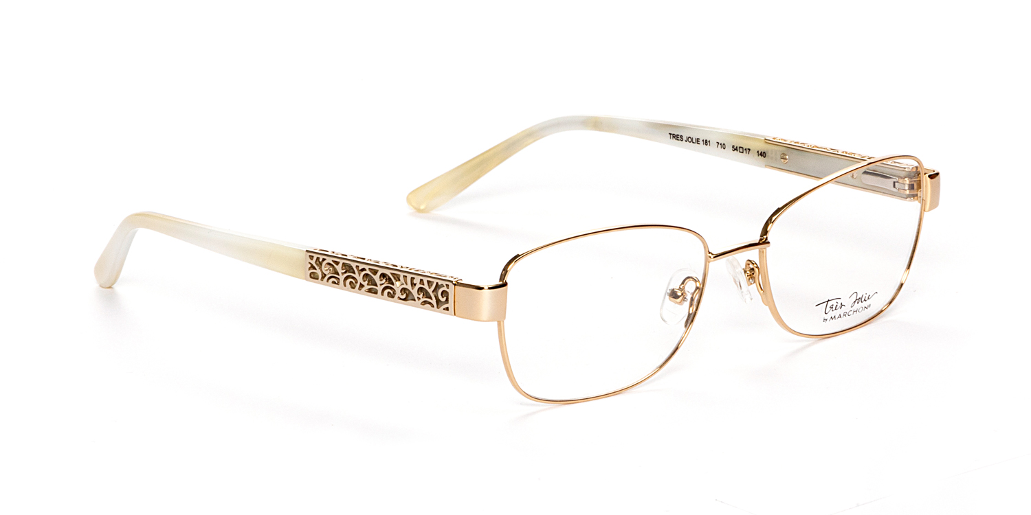 Gold Tres Jolie 181 Eyeglasses | eyecarecenter