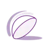 smooth lens icon purple-340x340