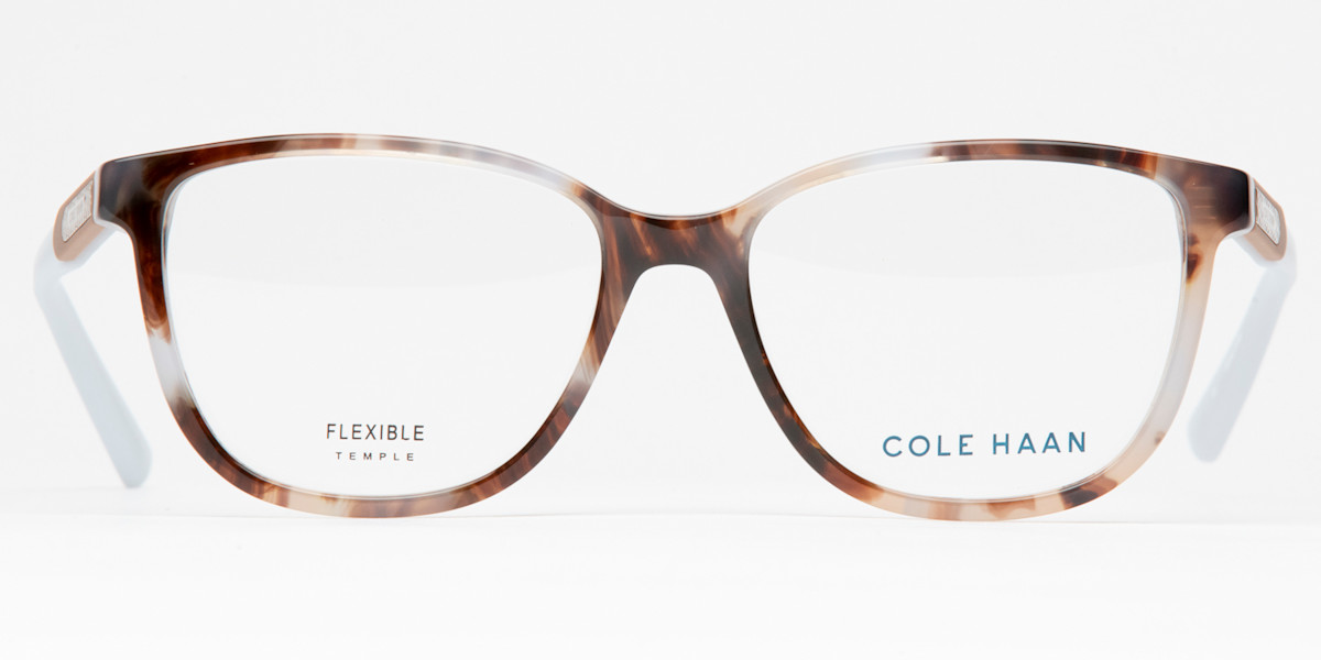 COLE HAAN CH4012 237 Eyeglasses Frame Dark Tortoise/White Arms 54-16-140 NWOT Cole Haan CH4012 237 dark tortoise 140 54/17 eyeglass frames  main image 2
