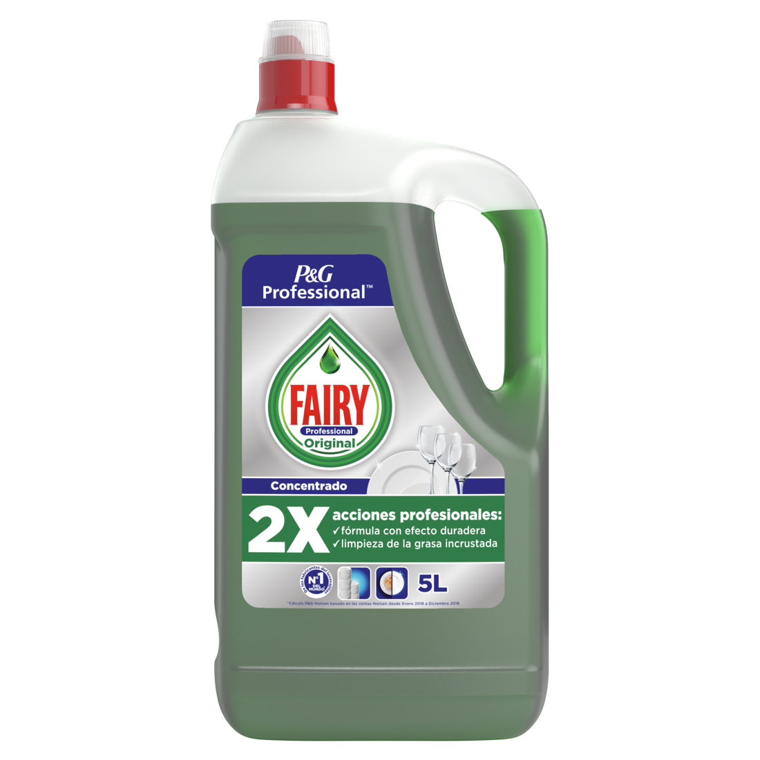 Fairy Professional - Lavavajillas Mano Limón 5L