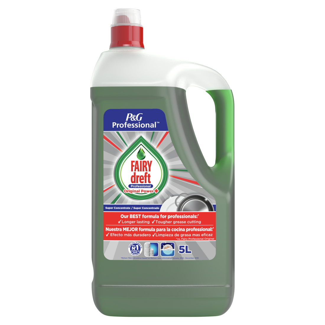 Lavavajillas mano concentrado extra higiene Fairy botella 500 ml -  Supermercados DIA