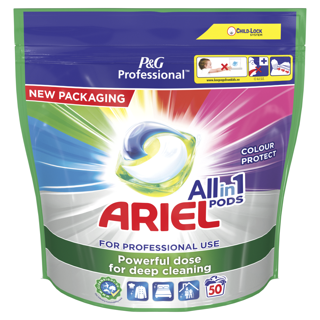 Ariel Professional® - Allin1 Pods Cápsulas De Detergente Líquido