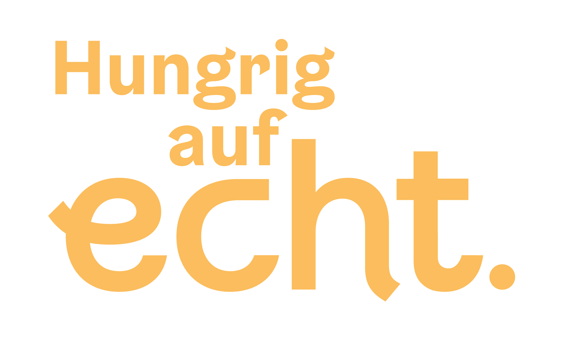 hungrig auf echt Logo