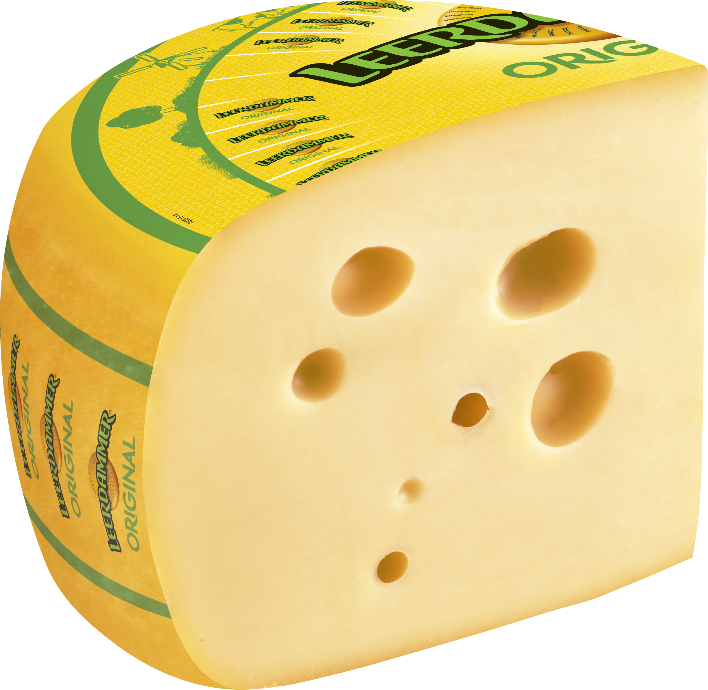 Leerdammer Original 3,2kg 1/4 koluta