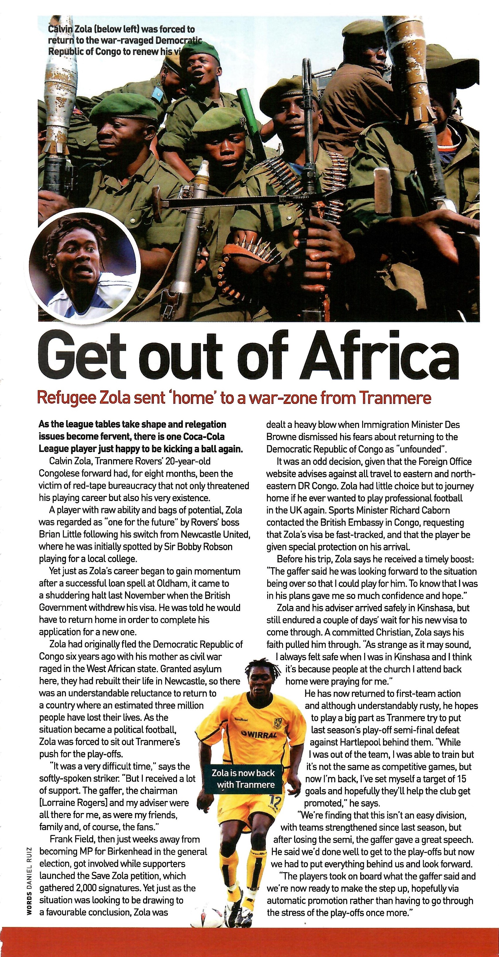 Get Out Of Africa - Calvin Zola