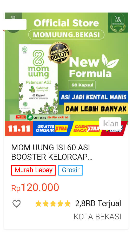 reseller mom uung - booster asi