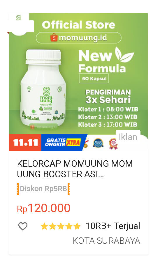 reseller mom uung - booster asi