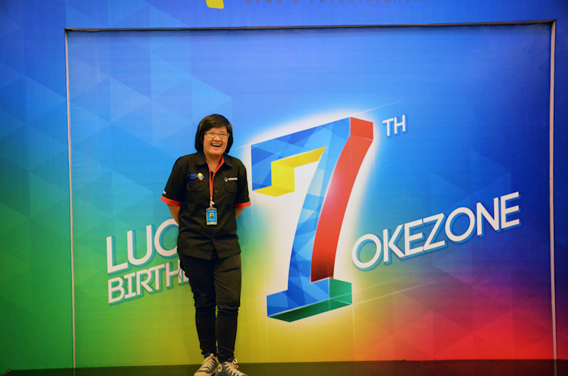Me, today on Okezone 7th birthday.