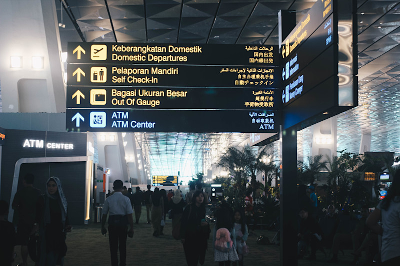 Morning at the Terminal 3 Soekarno-Hatta International Aiport.