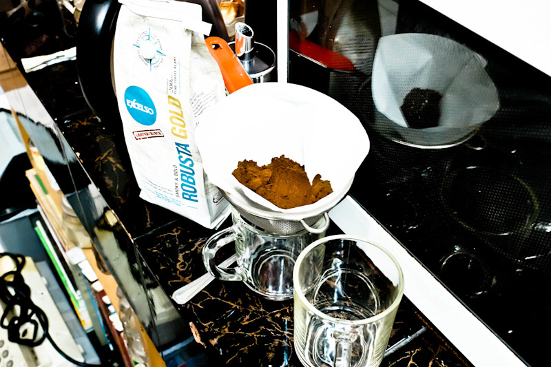 Brewing coffee in Sunday mornin’
