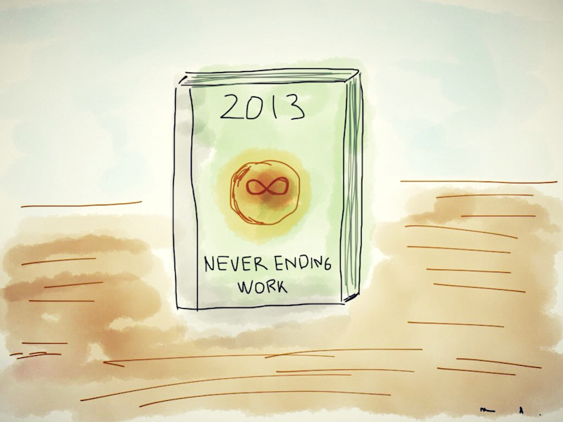 I want to say goodbye to 2013.