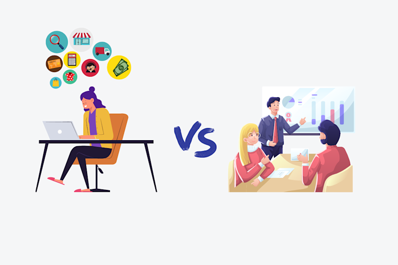 Inside Sales vs. Outside Sales Difference of Strategies for Your
