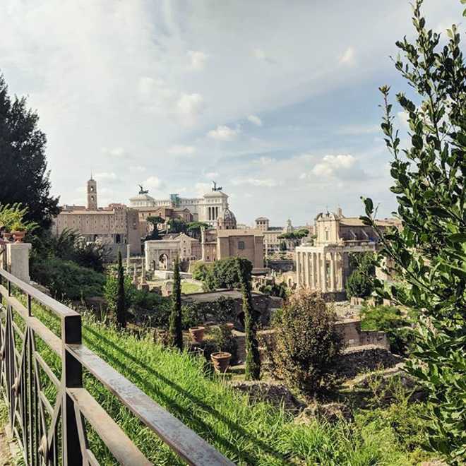 View of Roman Forum from Palatine Hill