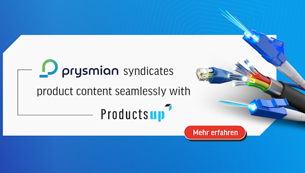 Prysmian and Productsup: Simple product content syndication to over 100 manufacturers globally