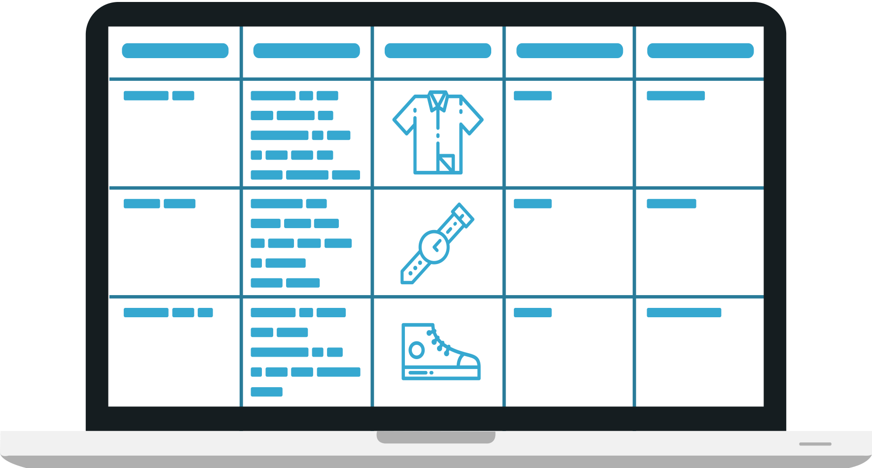 product data optimization on laptop