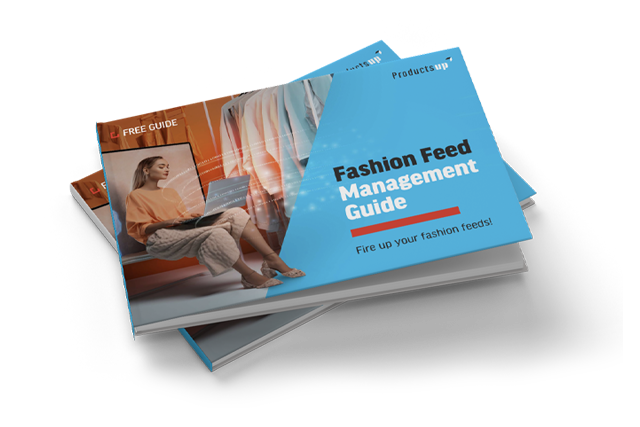 Cover of our fashion feed management guide 2023