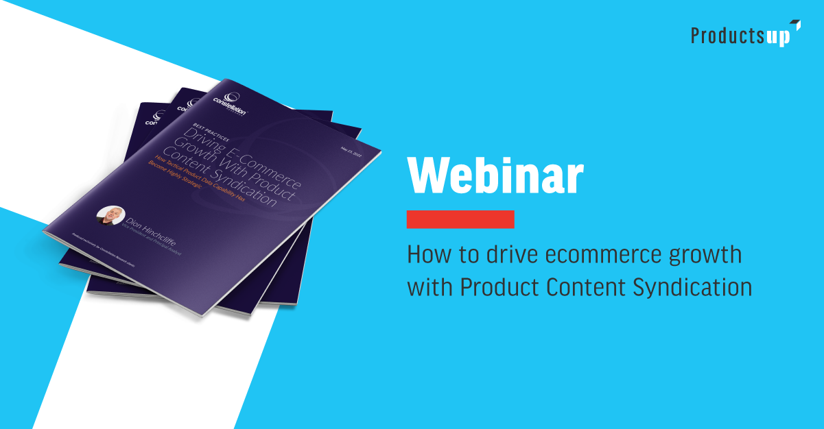 Webinar Constellation product content syndication Productsup