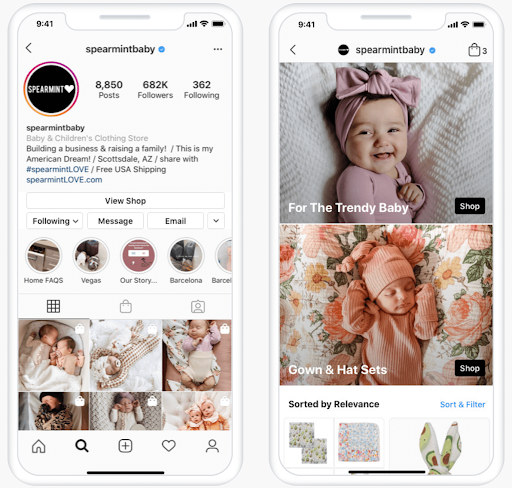 Instagram shoppable posts