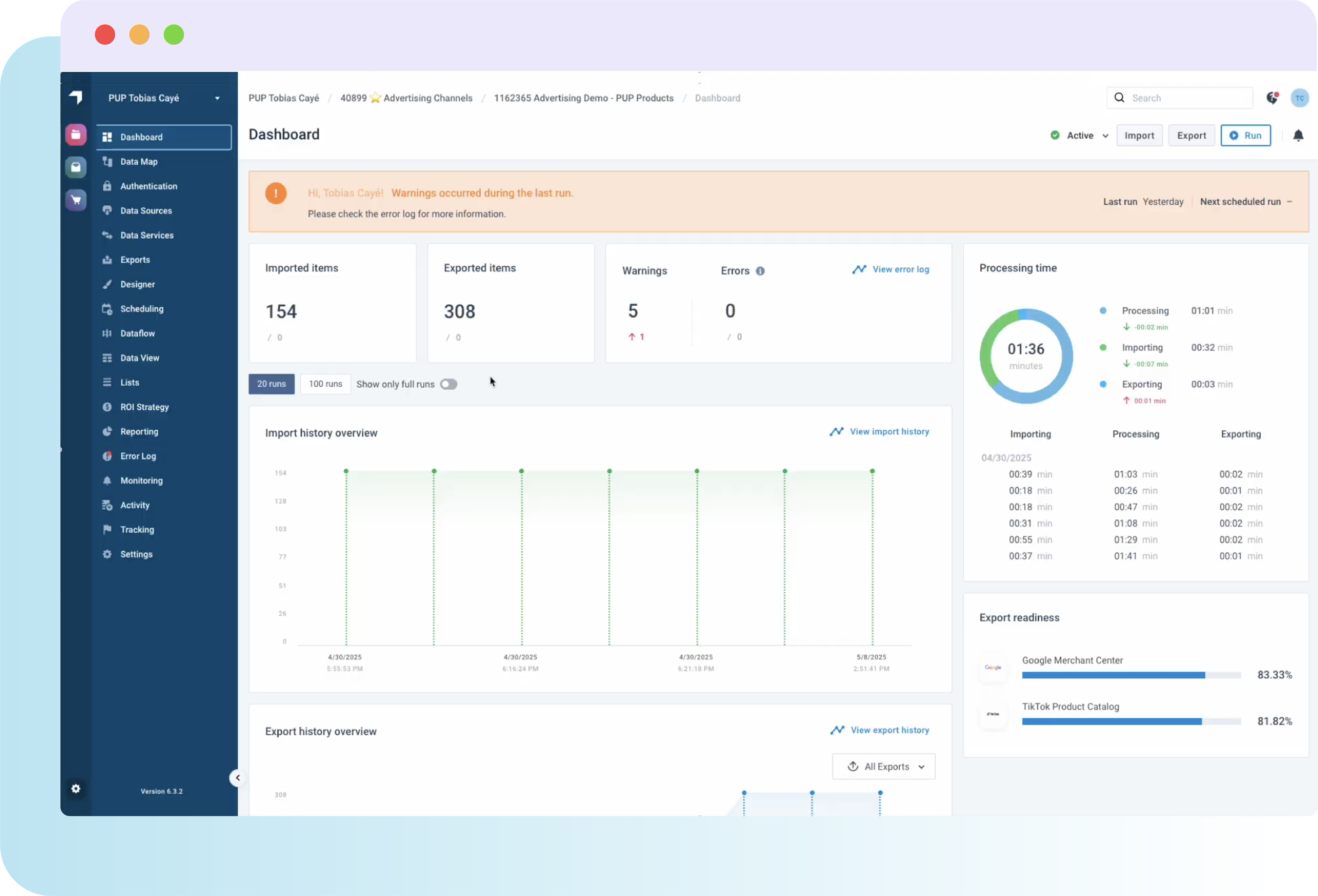 Gain visibility and control