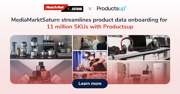 MediaMarktSaturn optimiert mit Productsup das Onboarding von Produktdaten für 11 Millionen SKUs.