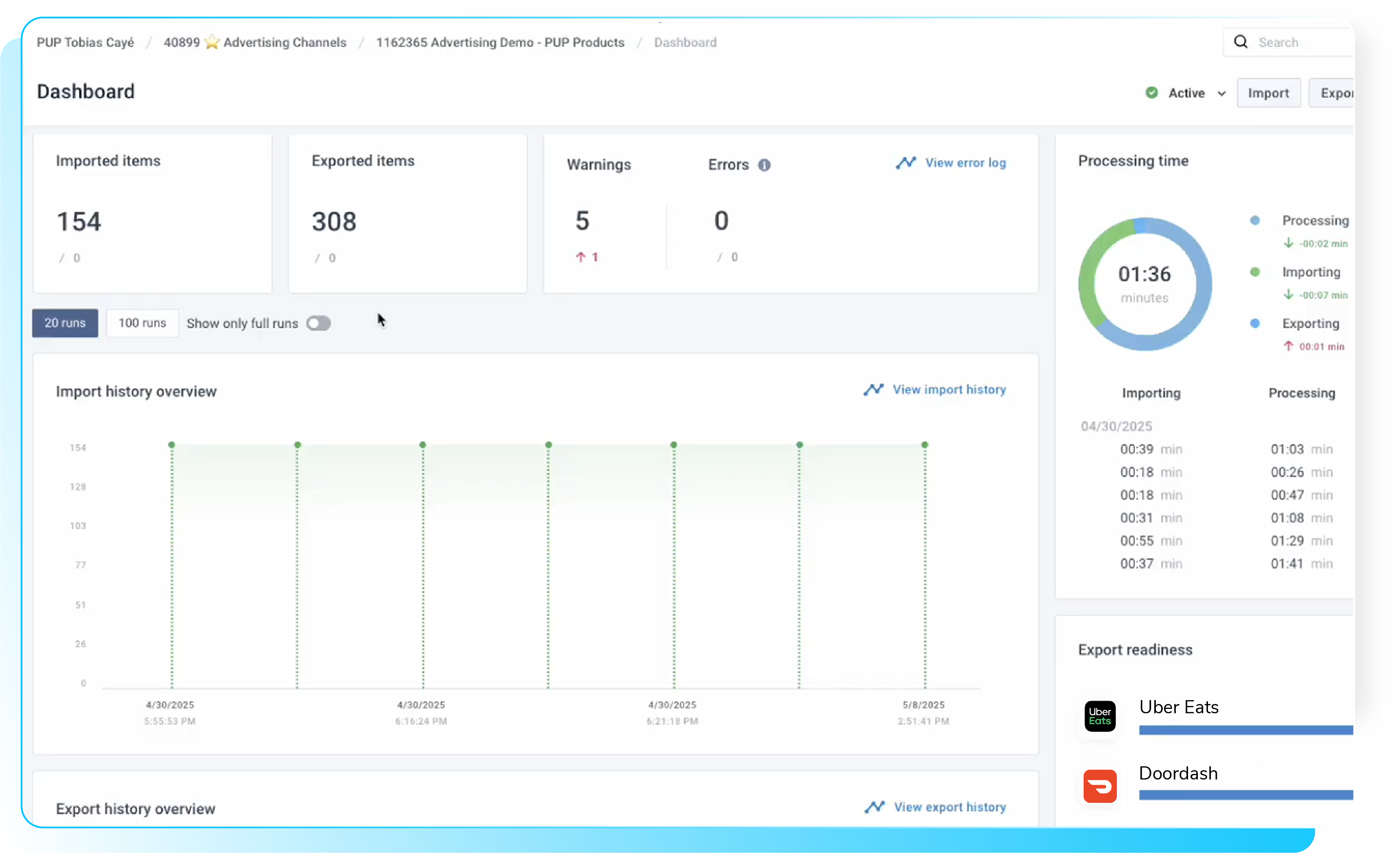 Continuous feed validation and monitoring