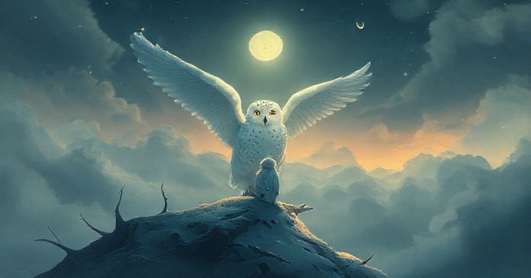Featured image for The White Owl’s Vigil: A Dream of Grief, Memory, and Symbolic Protection