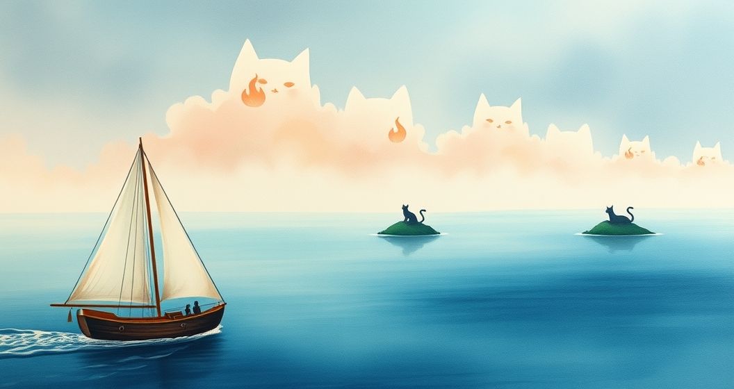 Featured image for Sailing Through Dream Symbols: Navigating Islands of Meaning to Cat Horizons