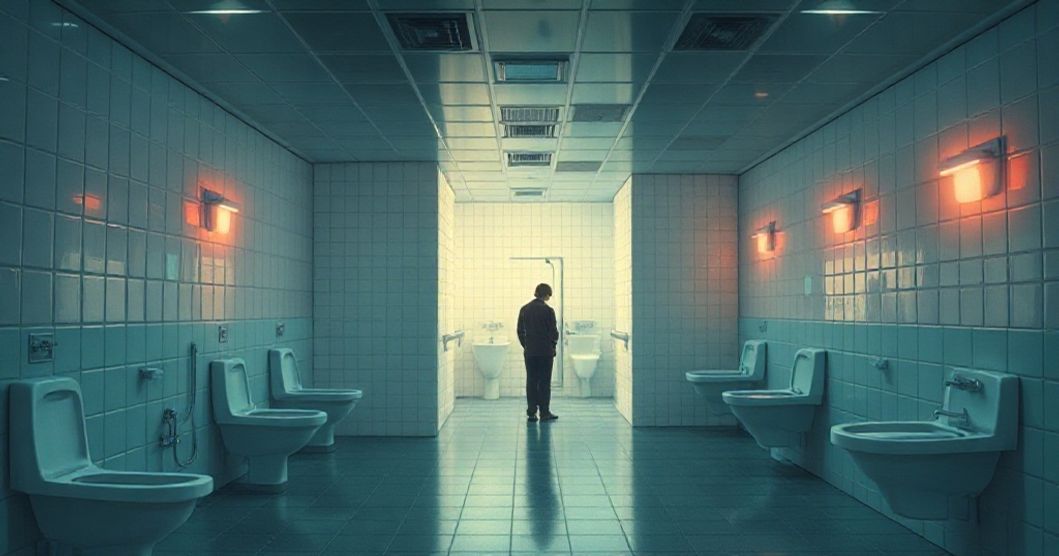 Featured image for Navigating the Labyrinth of the Unconscious: The Recurring Public Bathroom Dream