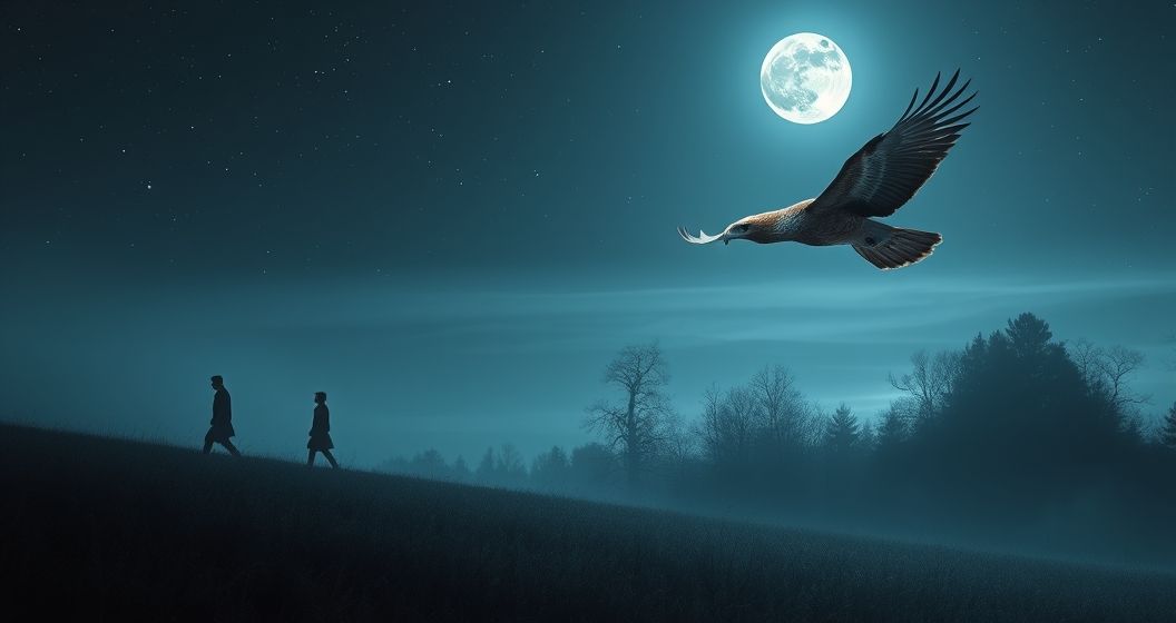 Featured image for The Hawk’s Moonlit Flicker: Decoding Dreams of Wandering with a Hawk