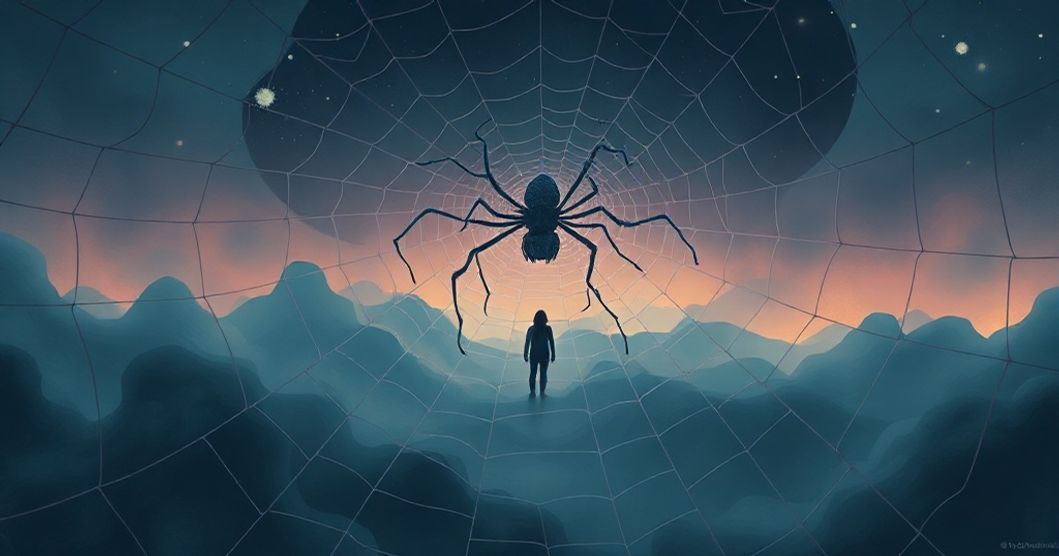 Featured image for The Spider’s Web of Anxiety: Decoding Recurring Panic Dreams