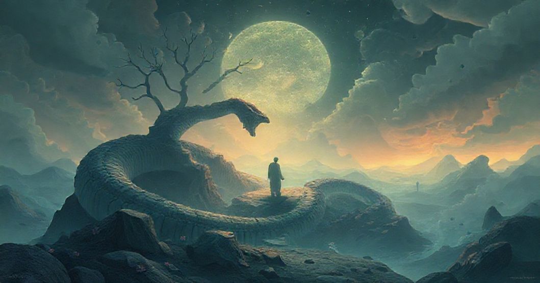 Featured image for Navigating Mortality and Transformation: The Serpentine Journey of a Funeral Dream