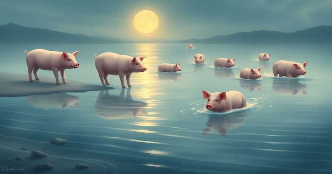 Featured image for Pigs and Tides in Dreams: The Subconscious Balance Between Nourishment and Flow