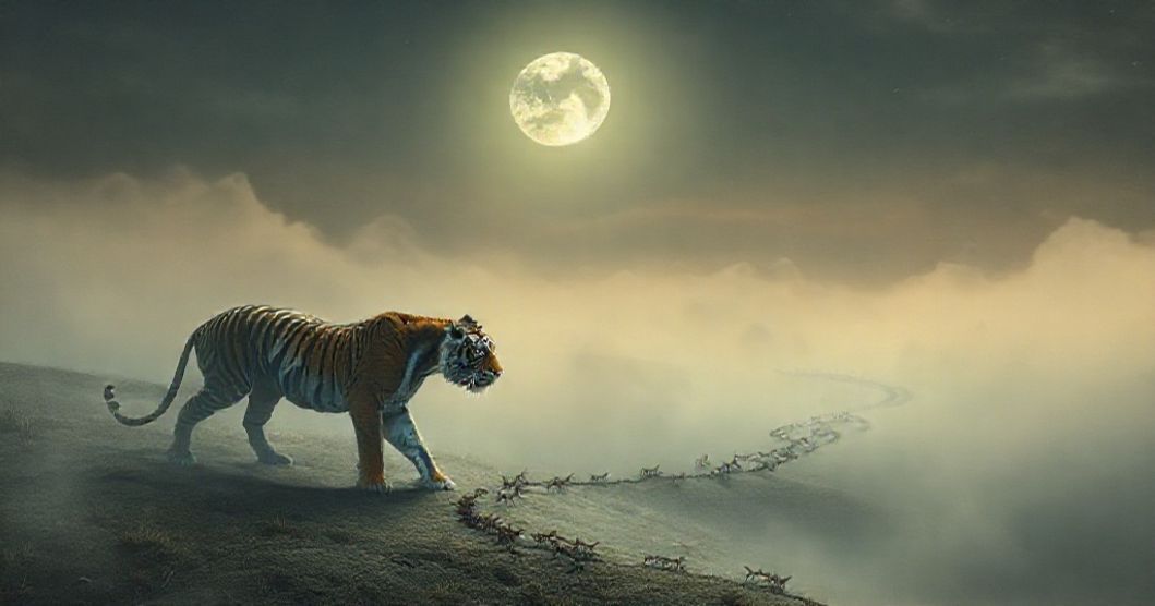 Featured image for The Tiger, Ants, and Moonlight: Decoding a Dream of Contrasting Symbolism