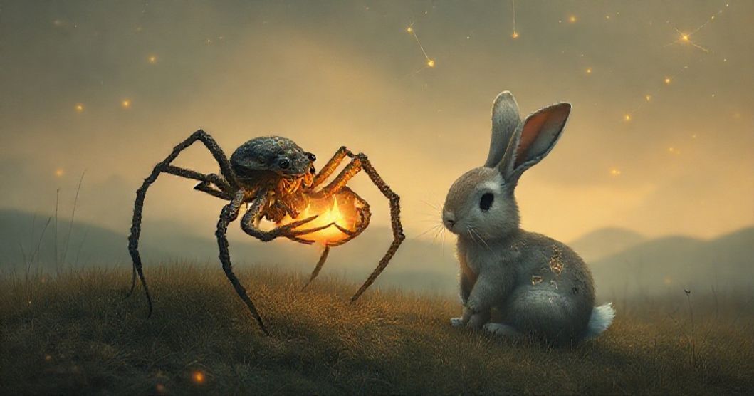 Featured image for Cradling Spiders, Celestial Bunnies, and Embers: The Mixed Omens in Your Dreams