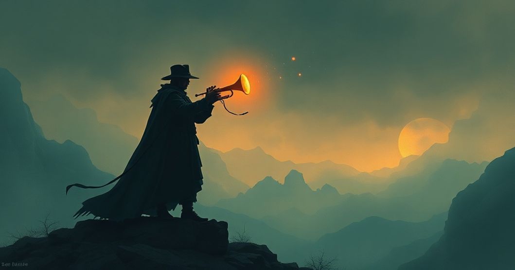 Featured image for The Trumpet Call and the Shadowy Sentinel: A Dream of Mortality and Fear