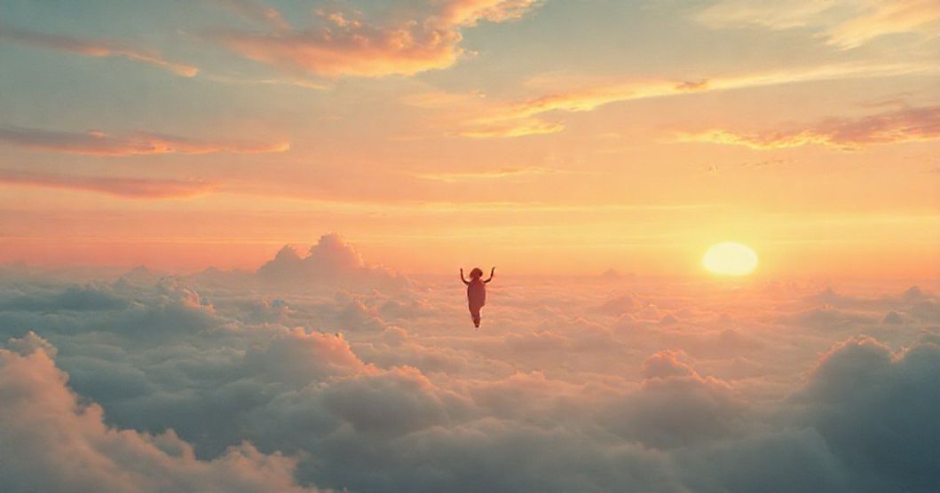 Featured image for Floating in the Dawn: The Symbolism of a Weightless Dream and Morning Happiness