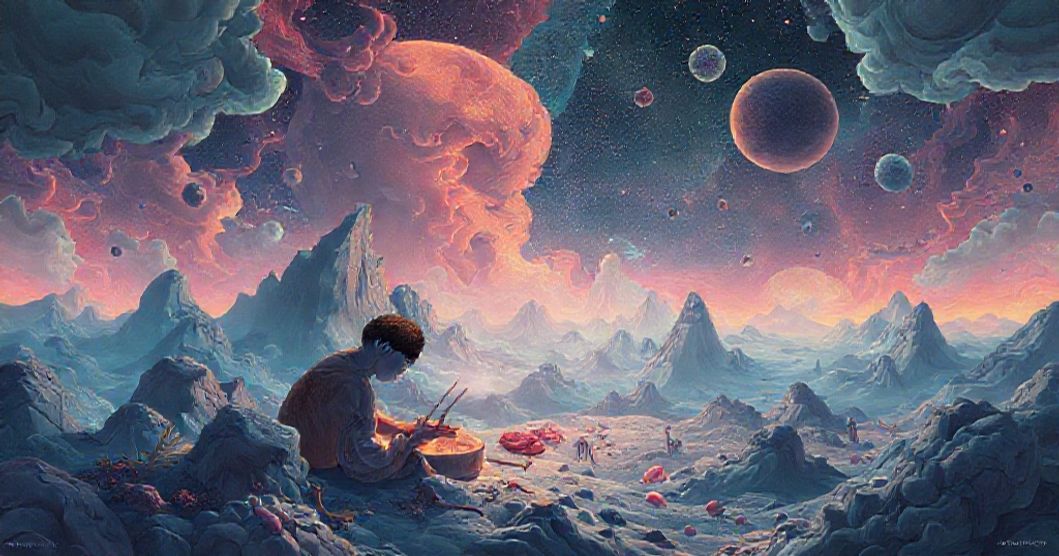 Featured image for The Cosmic Critic: A Dream Analysis of Meat-Eating, Consciousness, and Psychedelic Visions