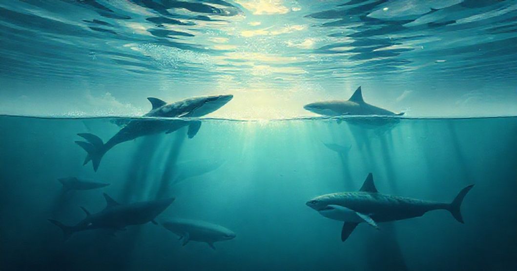 Featured image for The Pool of Contrasts: Whales, Sharks, and the Depth of Self