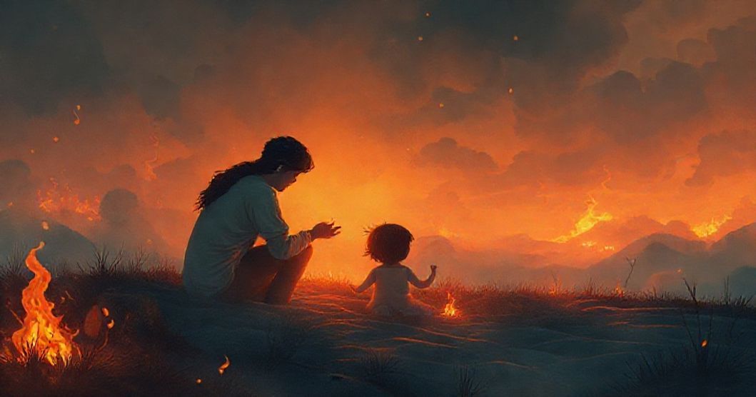 Featured image for Burning Safety and Unheard Fears: A Dream of Family, Fire, and Emotional Distance