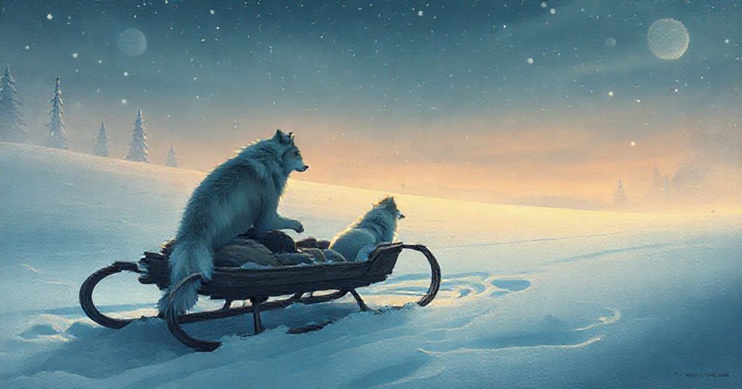 Featured image for The Snowbound Sled: Unpacking a Dream of Wolves, Wisdom, and Cryptic Phrases