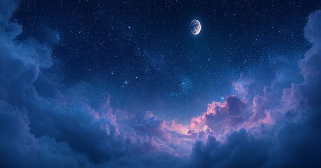 Fallback Dream Image: mystical dreamscape with stars and moon