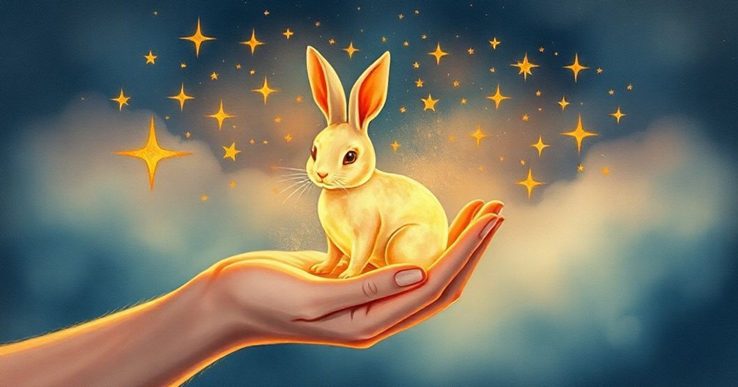 Featured image for Rabbit Embers and Celestial Whispers: Decoding Dreams of Cradling Rabbits