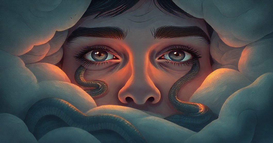 Featured image for Snakes in the Eyes: Unraveling Unresolved Feelings in Dreams